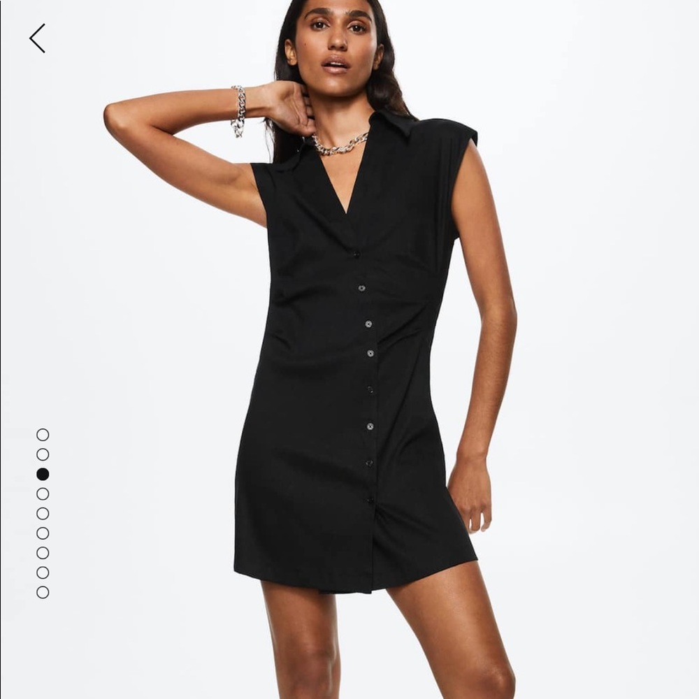 Linen blend Mango dress